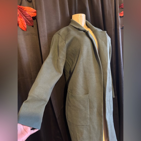 💚Stylish Green Long Cardigan💚box #4 - Picture 7 of 11